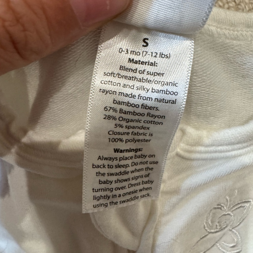 Butterfly Swaddle - Multi-Stage Sleep System (Ivory) - Picture 6 of 9